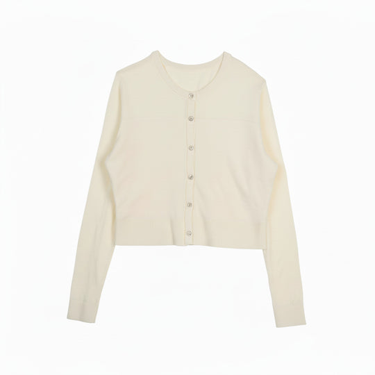 Damen Modische Strickjacke mit Knopfleiste Shop Nory