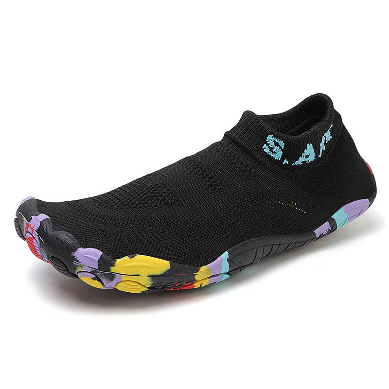 Unisex nan ultraflexibler Strick-Sockenschuh mit anatomischer Mehrzonen-Gummisohle und schnelltrocknender Konstruktion