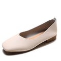 Damen elegante Ballerinas mit quadratischer Spitze und komfortablem Blockabsatz