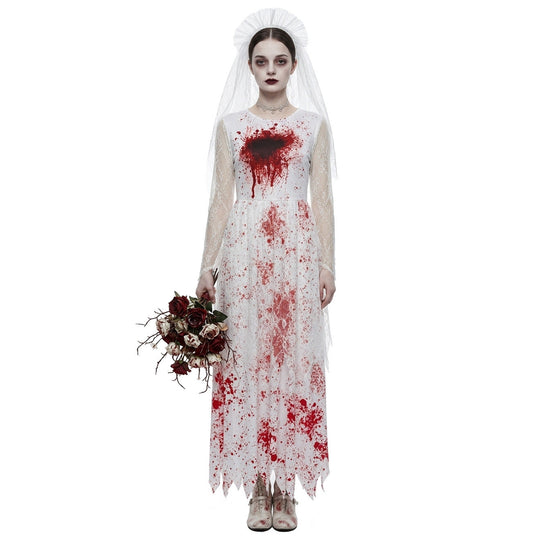 Damen Gruselige Hochzeitsbraut Kleid Shop Nory