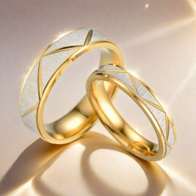 Herren Ring mit modernem, geometrischem Muster und hoher Abriebfestigkeit Shop Nory