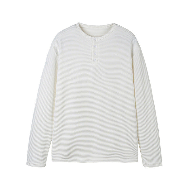 Unisex Thermisches Henley‑Shirt mit Waffelstruktur und langer Arm Shop Nory