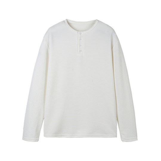 Unisex Thermisches Henley‑Shirt mit Waffelstruktur und langer Arm Shop Nory