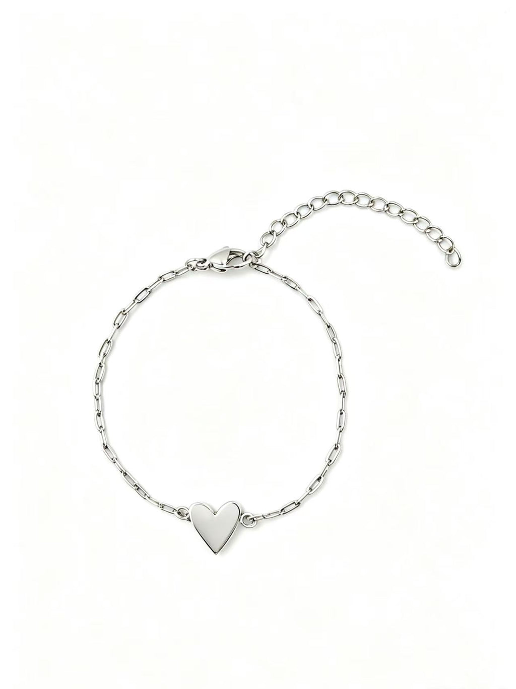 Damen Fußkettchen mit romantischem Herzanhänger aus hochwertigem Edelstahl Shop Nory