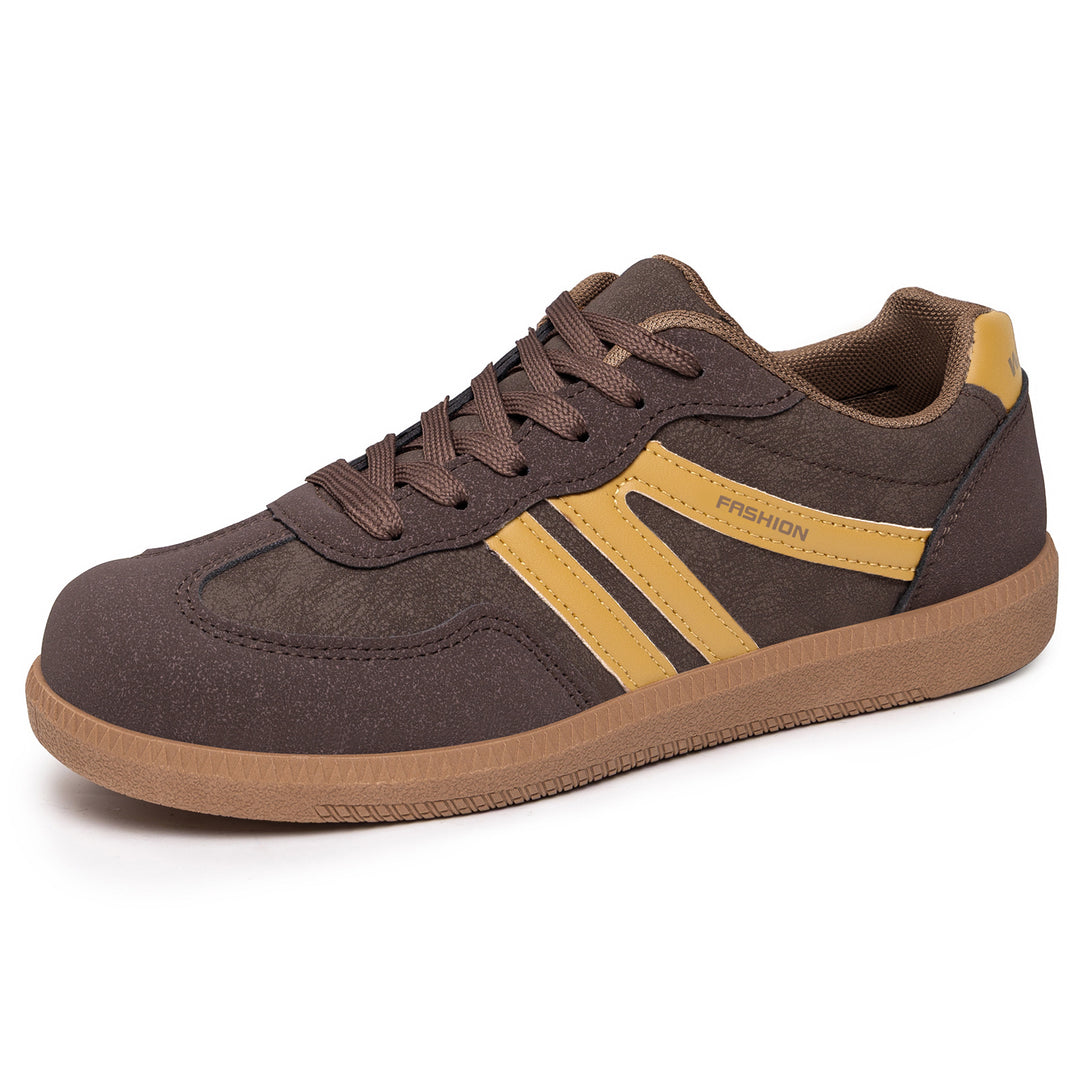 Damen nan retro-inspirierter Low-Top Sneaker mit Velours- und Synthetikbesatz Shop Nory