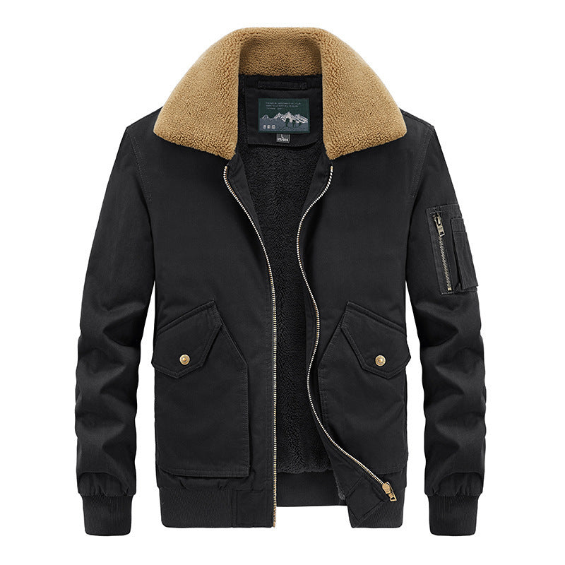 Herren Aviator-Blouson mit Sherpa-Kragen und Thermo-Teddyfutter Shop Nory