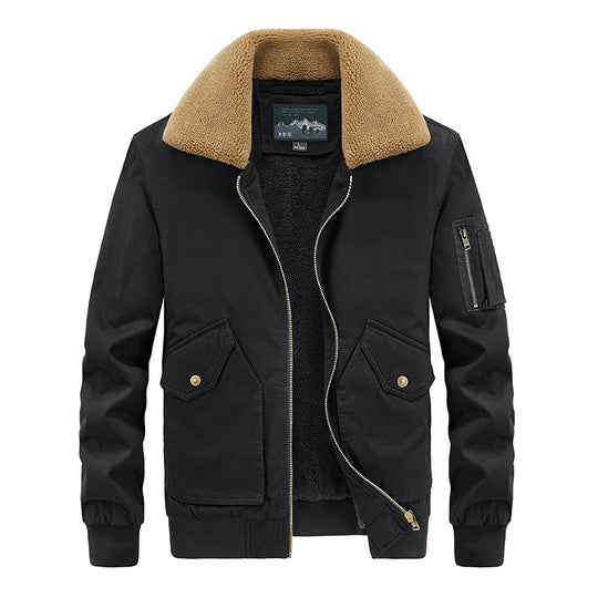 Herren Aviator-Blouson mit Sherpa-Kragen und Thermo-Teddyfutter Shop Nory