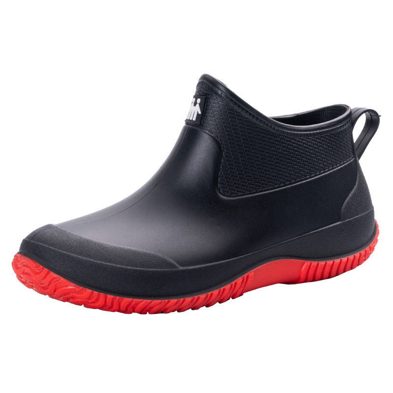 Herren Kurzschaftige wasserdichte Gummistiefelette mit griffiger Profilsohle Shop Nory