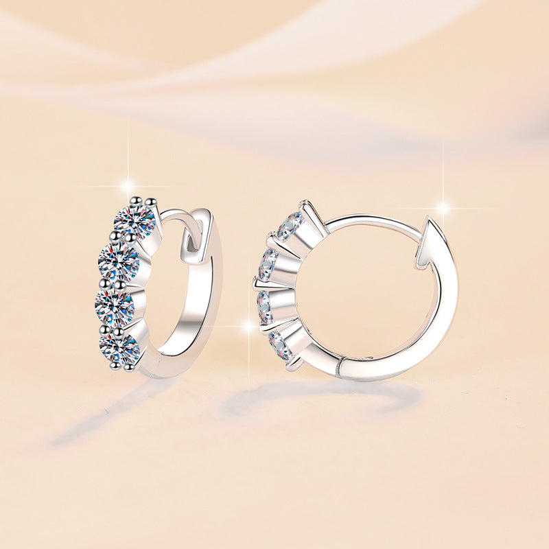 Damen Ohrstecker mit funkelnden Zirkonia Shop Nory