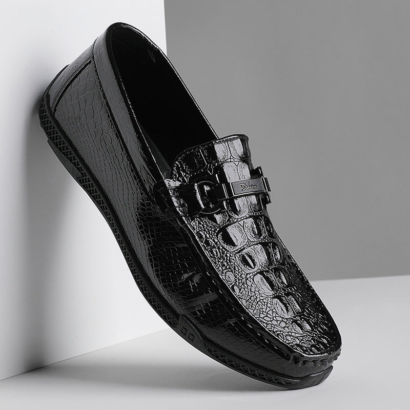 Herren Elegante Mokassins mit Schnalle Shop Nory