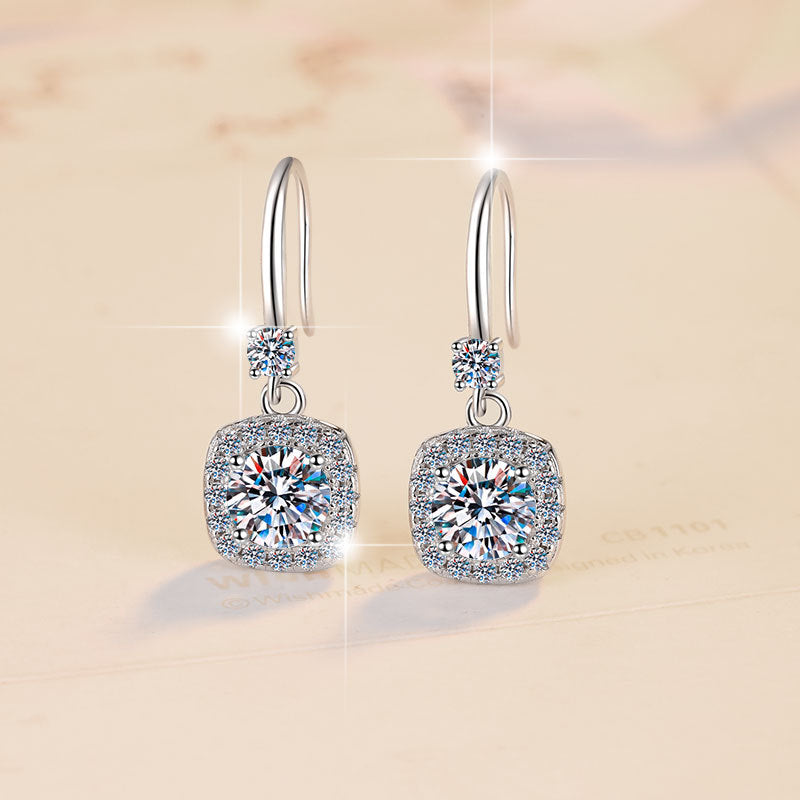 Damen Ohrringe mit funkeln Kristallen und luxuriösem Design Shop Nory