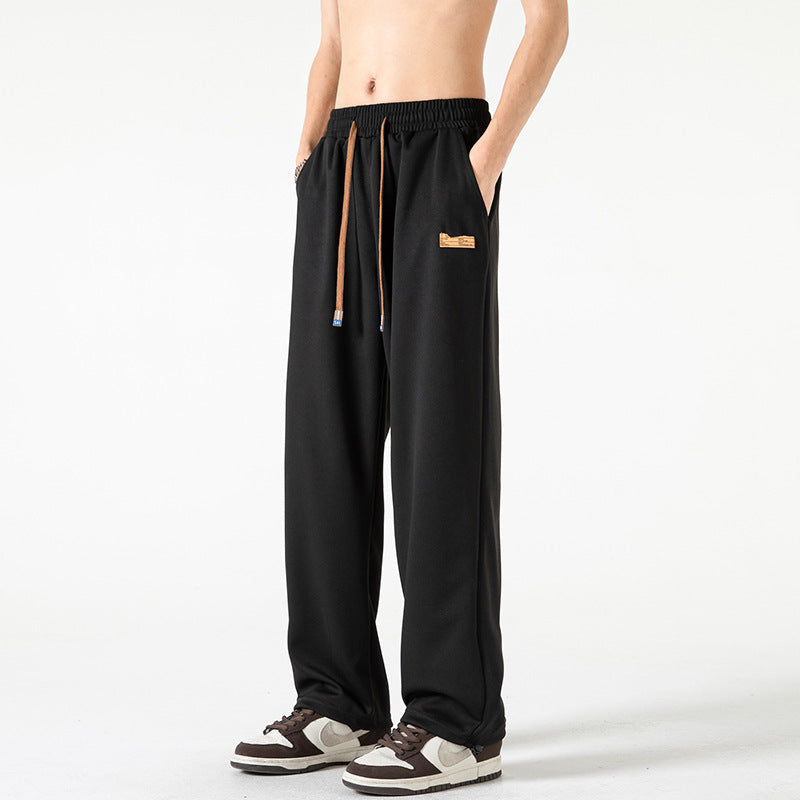 Herren Lounge-Jogginghose im Oversize-Straßenstil mit extra weitem Bein und Kordelzug Shop Nory
