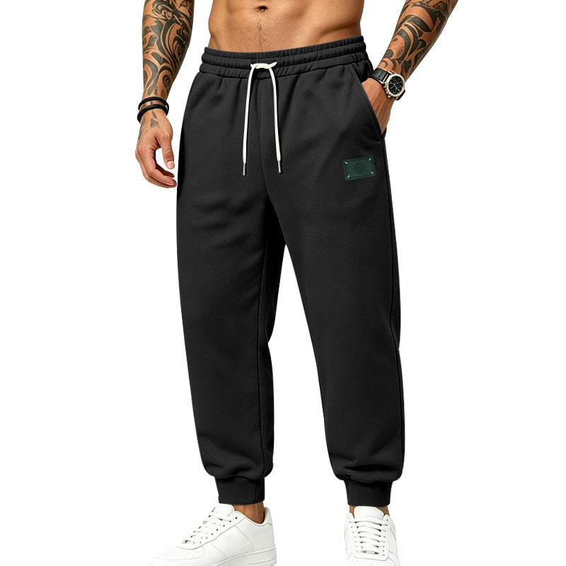Herren Relax-Fit Jogginghose mit angerauter Innenseite, elastischem Bund und Kordelzug Shop Nory