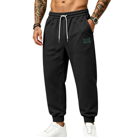 Herren Relax-Fit Jogginghose mit angerauter Innenseite, elastischem Bund und Kordelzug Shop Nory