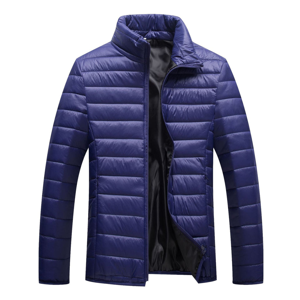 Herren Steppjacke mit hochgeschlossenem Kragen und wärmender Füllung
