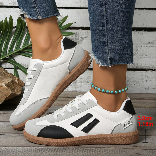 Damen Retro-Sneaker mit Gummisohle, leichtem Textilfutter und Komfortfußbett Shop Nory