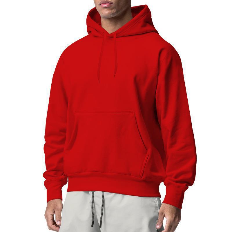 Herren nan Premium-Kapuzenpullover mit Kängurutasche, innen angerautem Fleece, verstärkter Nackennaht und geripptem Saum Shop Nory
