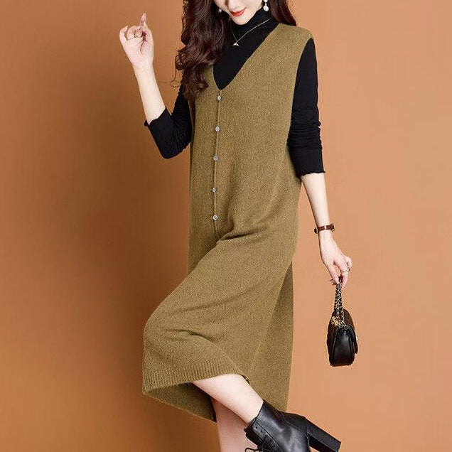 Damen Lange Strickweste Shop Nory