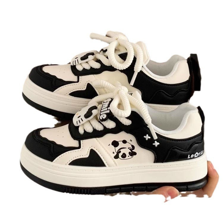 Damen Chunky-Sneaker mit Panda-Motiv, gepolstertem Innenfutter und robuster Profilsohle Shop Nory