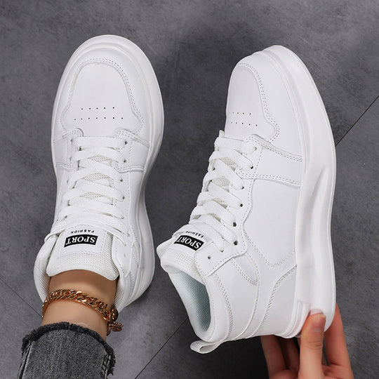Damen Sportliche High-Top Sneakers mit atmungsaktivem Obermaterial und dämpfender Sohle Shopnory