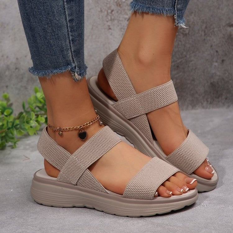 Damen Freizeit-Sandalen mit verstellbaren Riemen und rutschfester Sohle Shopnory