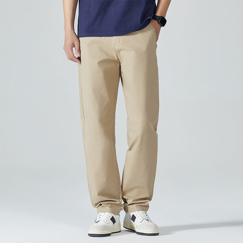 Herren Locker geschnittene Baumwoll-Chino mit Komfortbund und dezentem Stretch Shop Nory