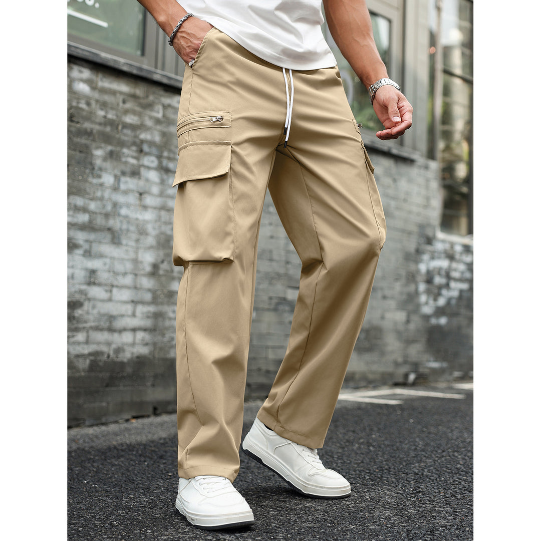 Herren Multifunktionale Cargo-Hose mit Taschen und elastischem Bund Shop Nory