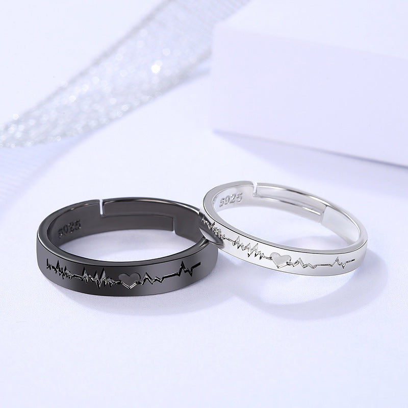 Damen Ring mit Herzschlag-Motiv Shop Nory