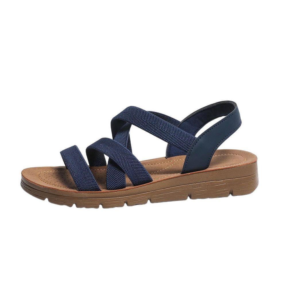 Damen Komfortable Sandalen mit elegantem Kreuzriemen-Design