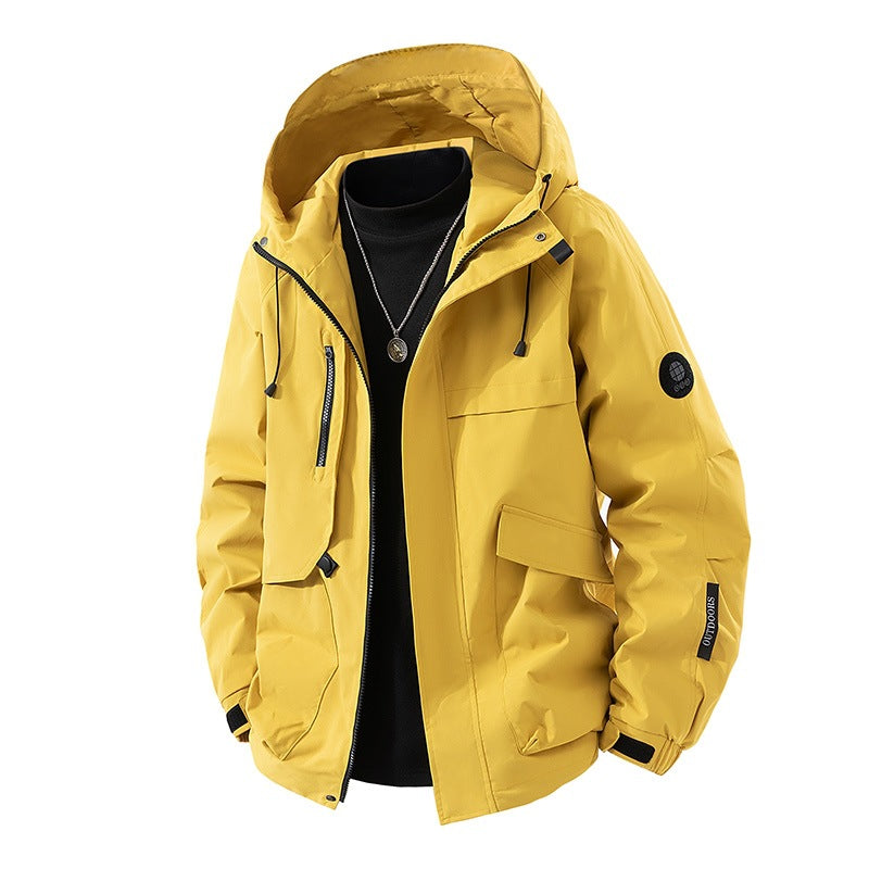 Herren Hochwertige Funktionsjacke mit Kapuze Shop Nory