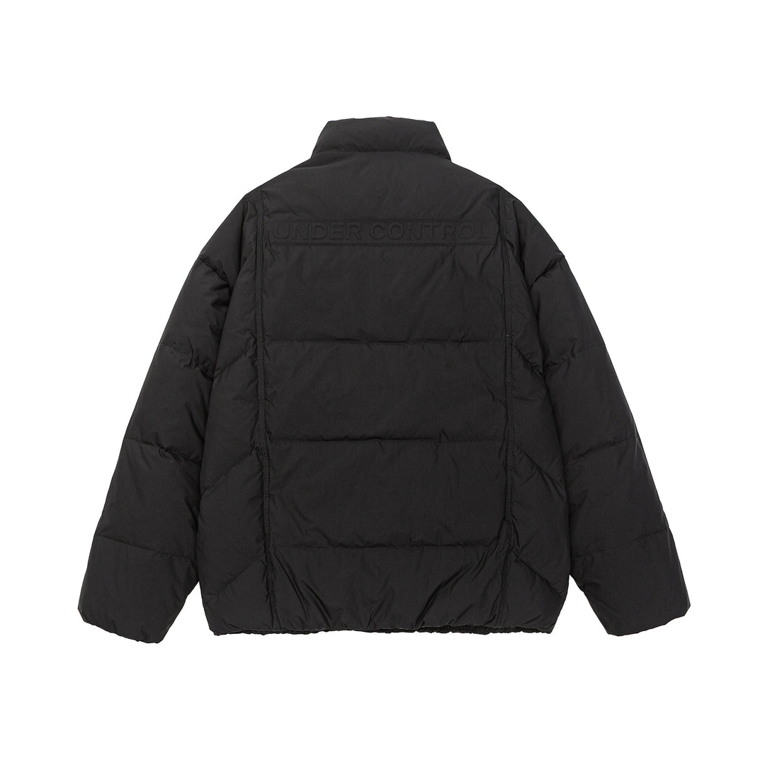 Unisex Oversized gesteppte Winterjacke mit hohem Stehkragen und verdecktem Reißverschluss Shop Nory