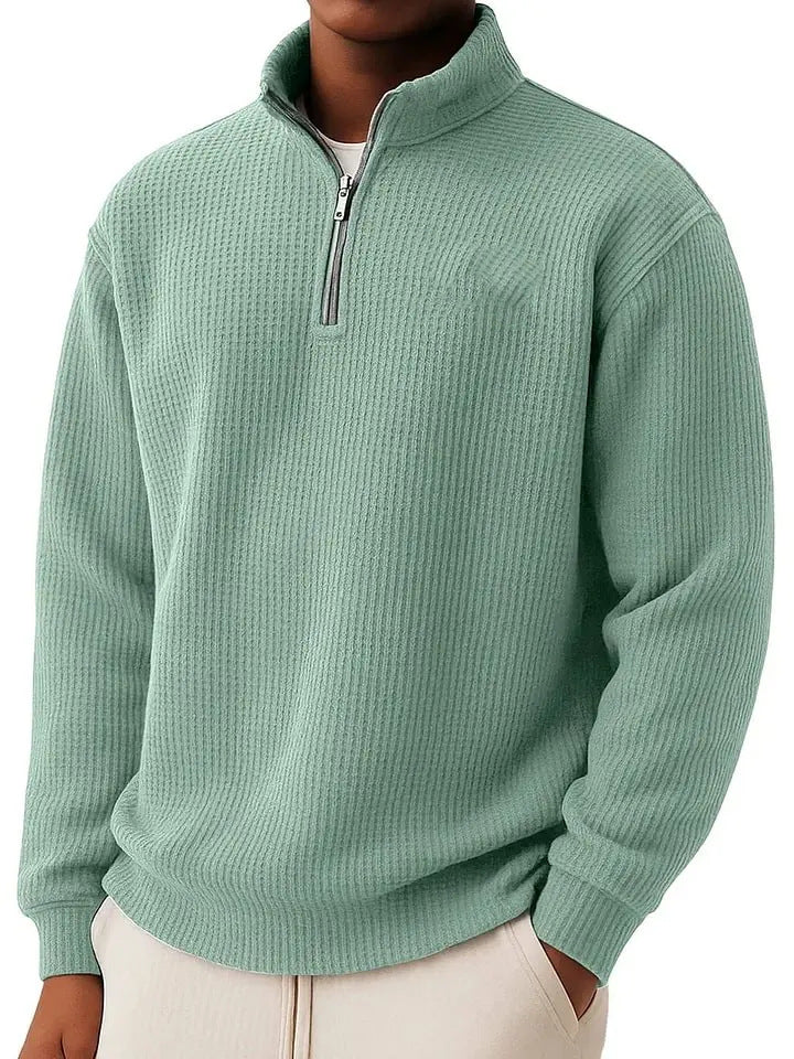Herren Hochwertiger Pullover mit Reißverschluss Shop Nory