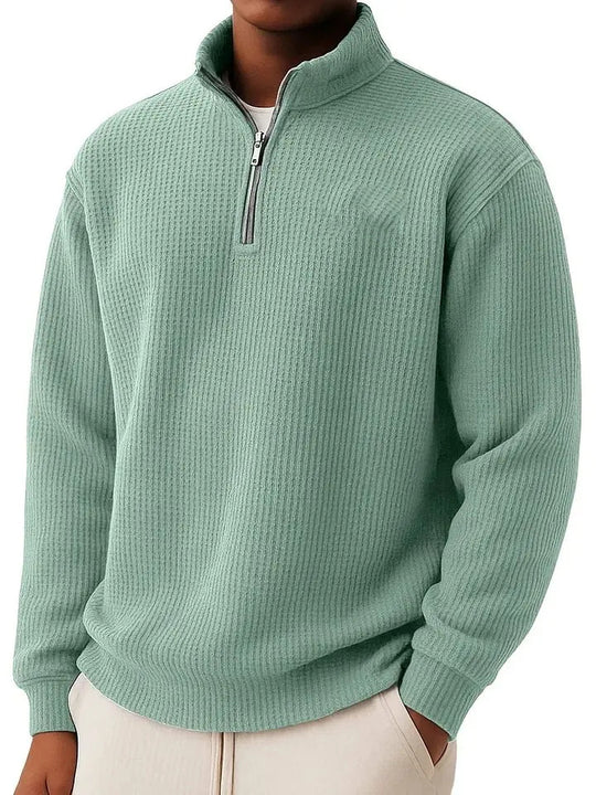 Herren Hochwertiger Pullover mit Reißverschluss Shop Nory
