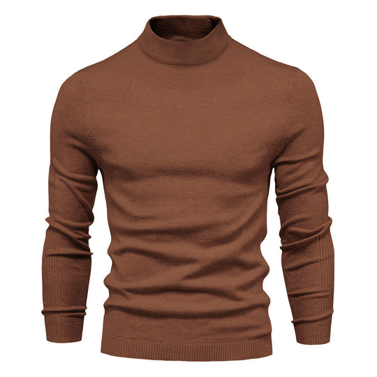 Herren stilvoller Rollkragenpullover aus weicher Merinowolle ShopNory