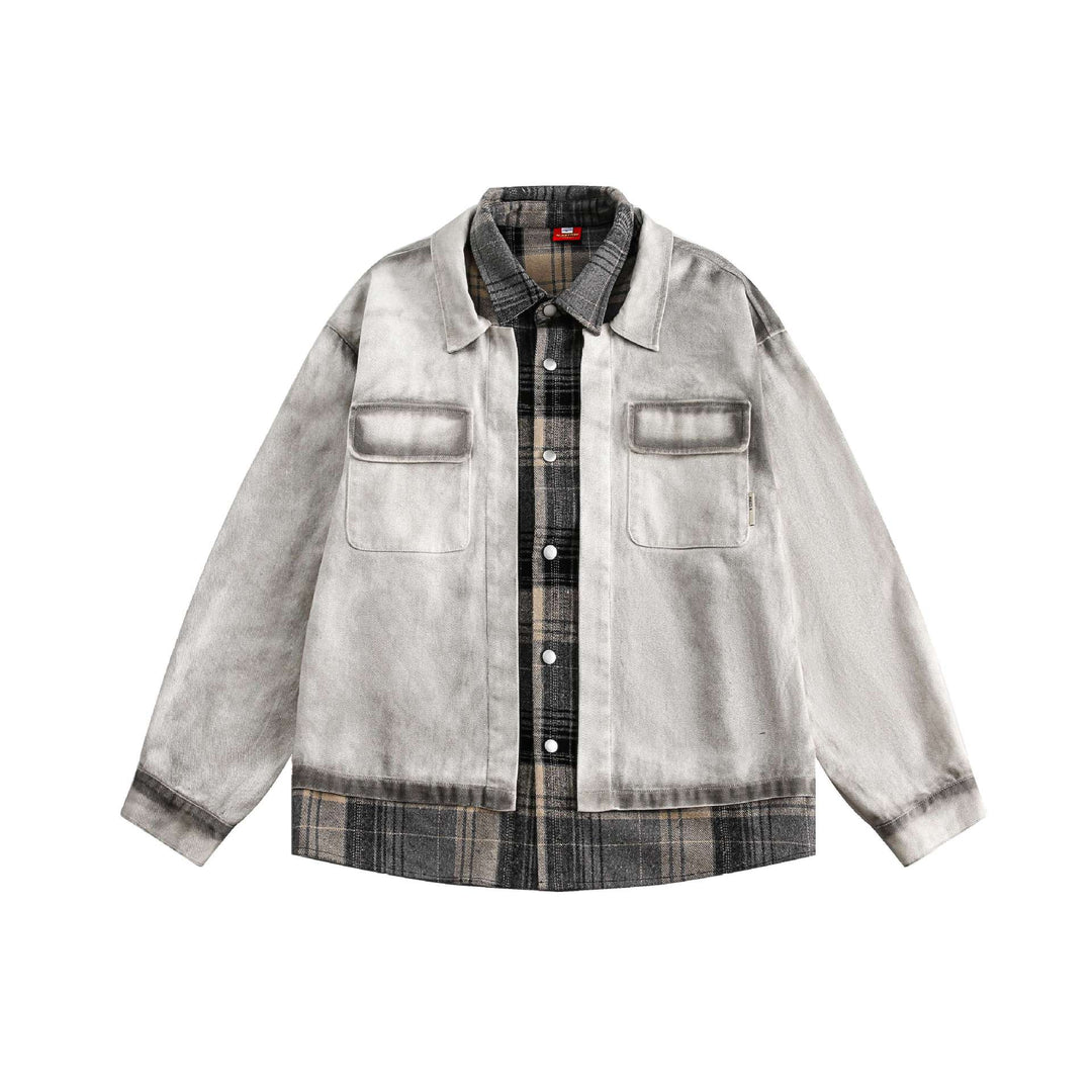 Herren Layered-Overshirt im Workwear‑Stil mit aufgesetzten Brusttaschen Shop Nory