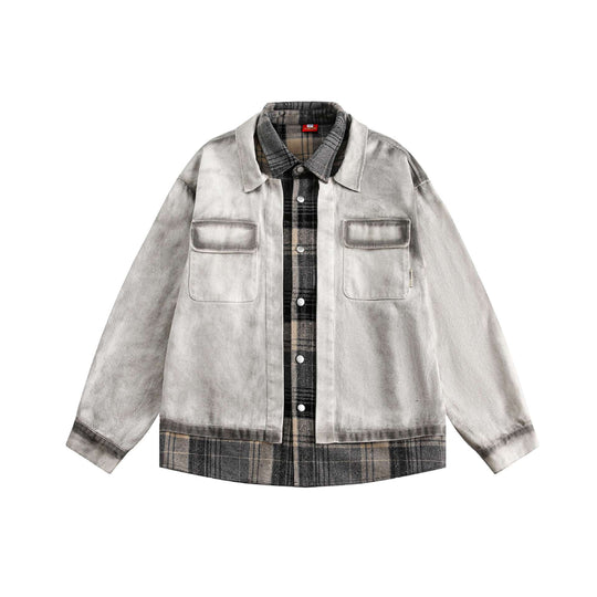 Herren Layered-Overshirt im Workwear‑Stil mit aufgesetzten Brusttaschen Shop Nory