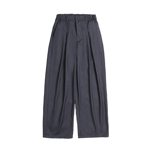 Damen Palazzo-Hose mit hoher Taille, Bügelfalten und elastischem Bund Shop Nory