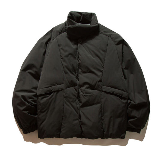 Herren Boxy Thermo-Pufferjacke mit überlappendem Stehkragen und aufgesetzten Klappentaschen Shop Nory