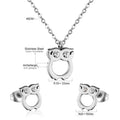Damen Schmuckset mit Eulenmotiv Shop Nory