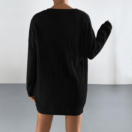 Damen gerippter Lounge-Zweiteiler mit offenem Longcardigan, tailliertem Bustier-Top und High‑Waist-Shorts Shop Nory