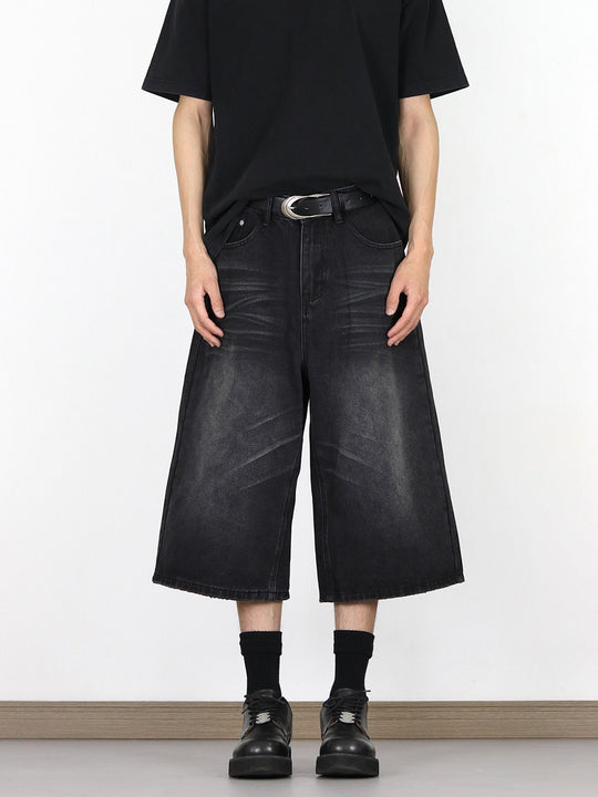 Herren Modische Dialen Denim-Cargo-Shorts Shop Nory
