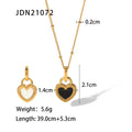 Damen Halskette mit herzförmigem Anhänger und eleganten Zirkonia-Akzenten Shop Nory