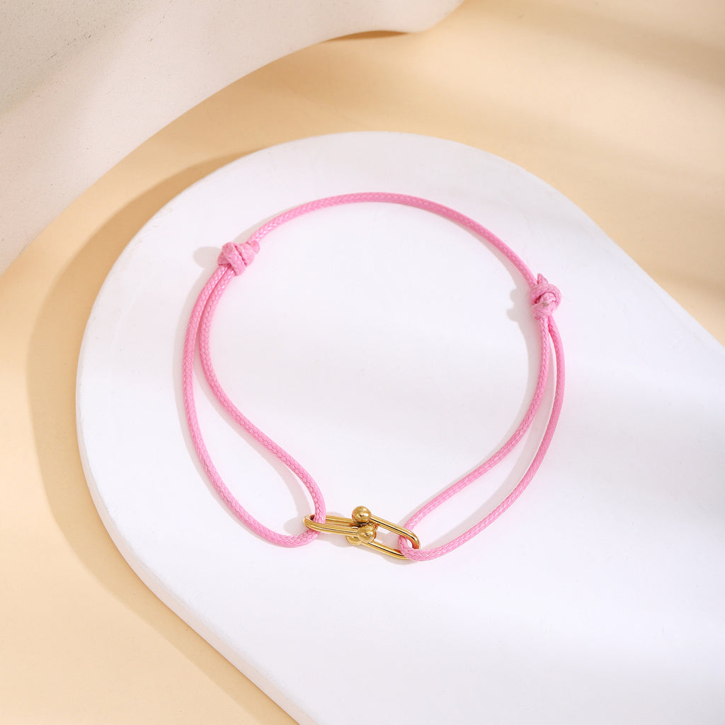 Damen elegantes und verstellbares Armband mit praktischem Verschluss Shop Nory