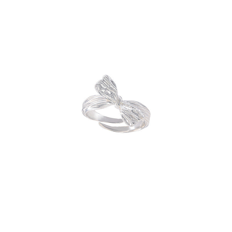 Damen Ring mit kunstvollem Schleifen-Design Shop Nory