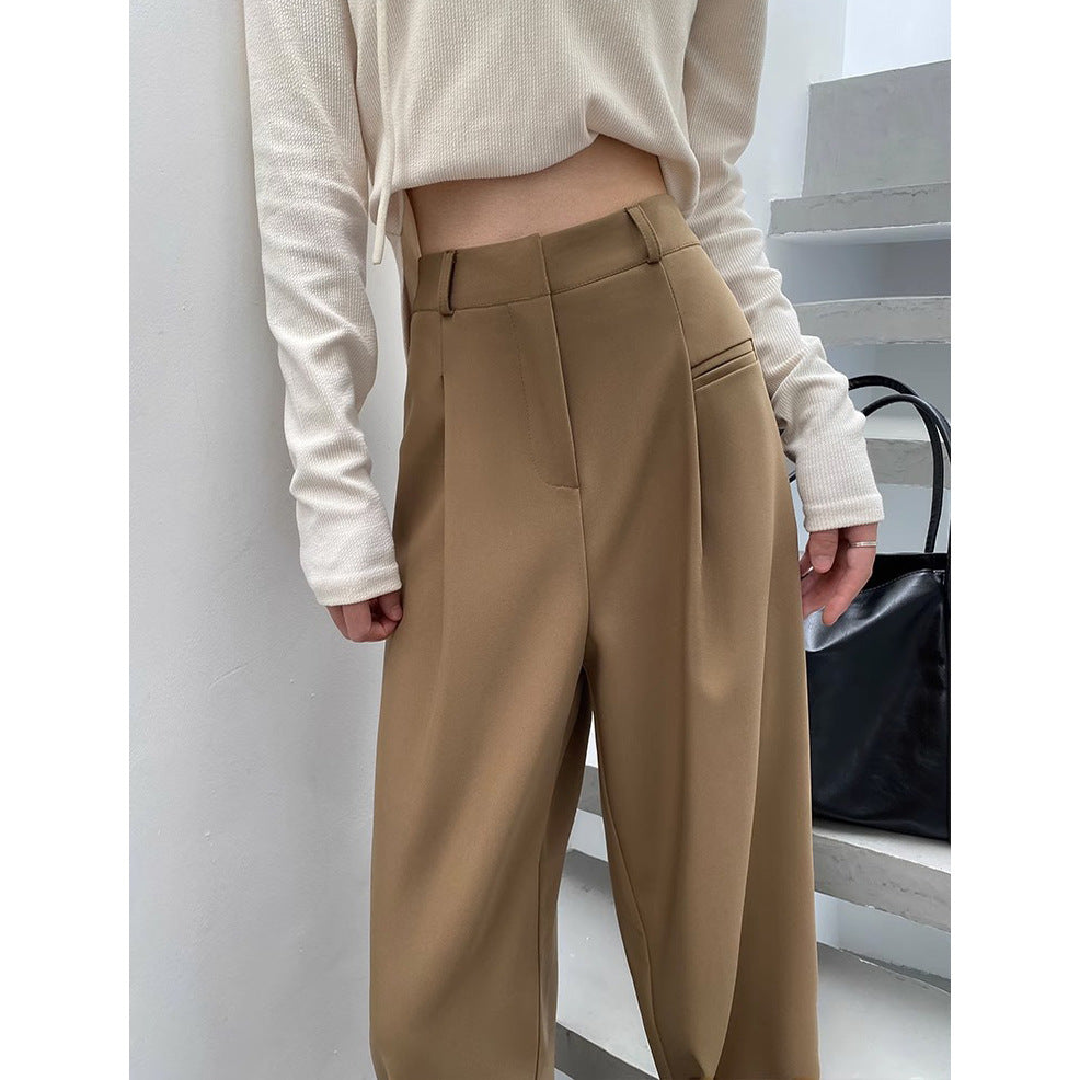 Damen Modische und bequeme Hochtaillierte Palazzo-Hose Shop Nory