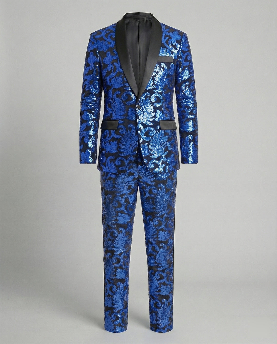 Herren glamouröses Pailletten-Anzugset