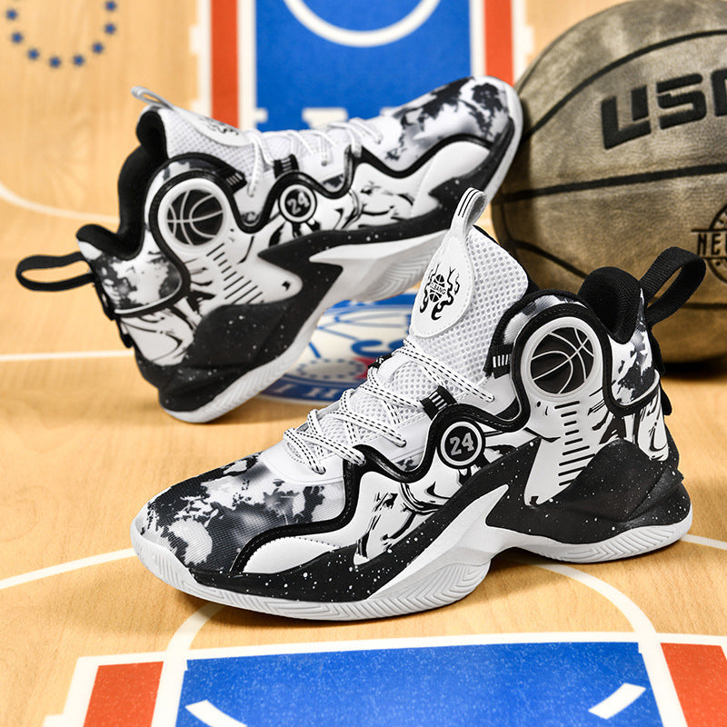 Damen Hochleistungs-Basketball-Sneaker mit atmungsaktivem Mesh-Obermaterial und rutschfester Sohle