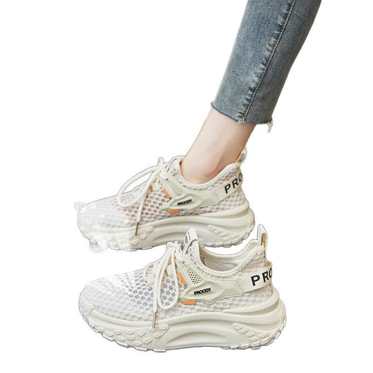 Damen Atmungsaktive Speed-Sneaker mit rutschfester Sohle und innovativer Oberflächenstruktur Shopnory