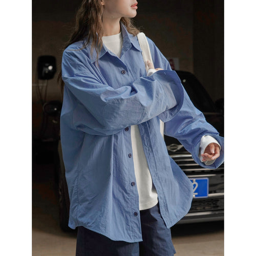 Damen Boxy-Field-Hemd aus leichtem Baumwoll-Twill mit Brustklappe und überschnittener Schulter Shop Nory