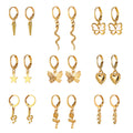 Damen Ohrringe Set mit einzigartigen Anhängern und kreativen Designs Shop Nory